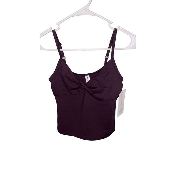 NEW NWT ATHLETA Violet Purple Powervita Twist Cami Tank Top Sz XS - Picture 3 of 9